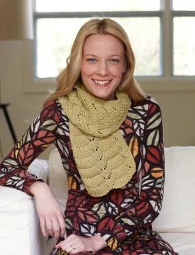 Lacy Green Scarf Pattern (Knit)