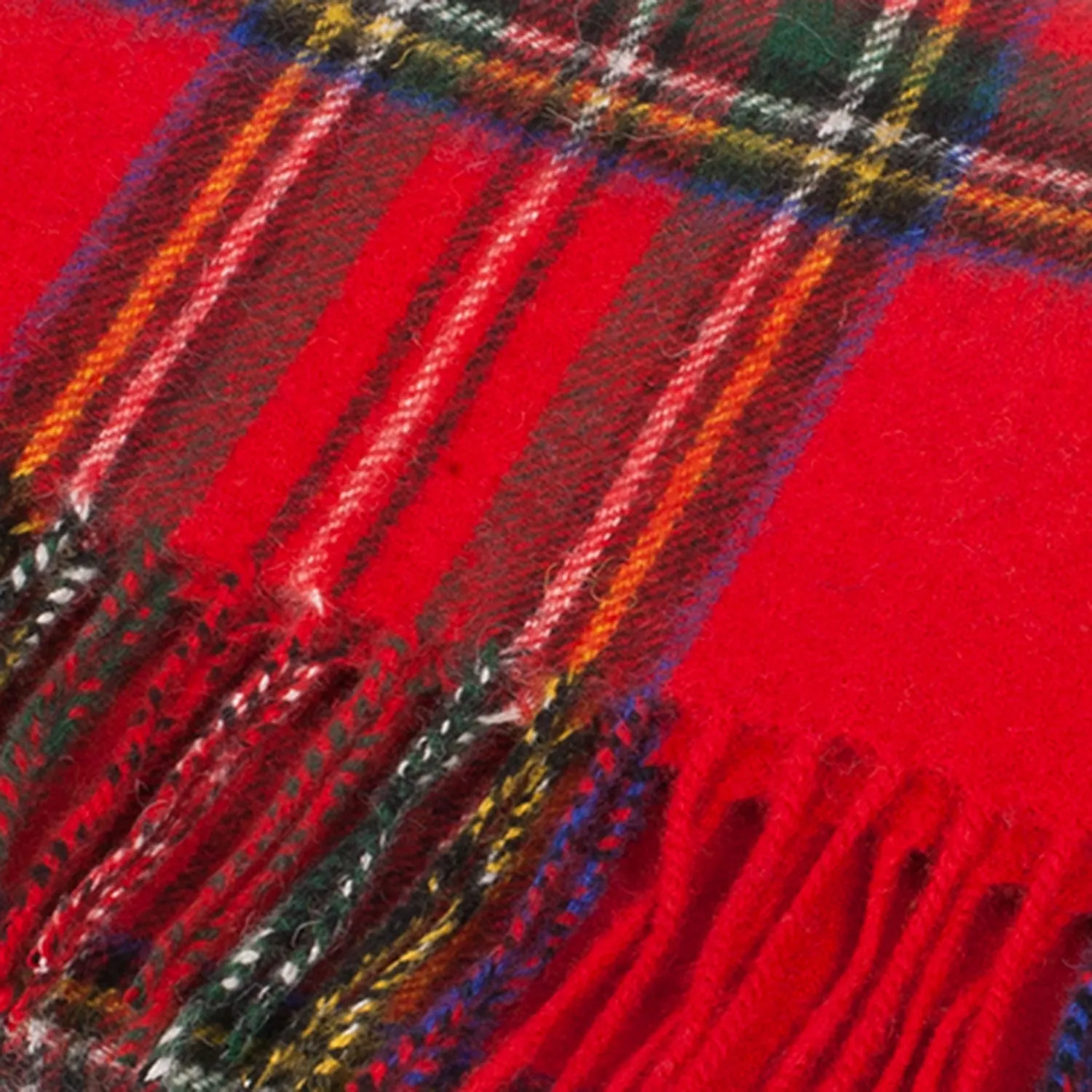 Lambswool Scottish Tartan Clan Scarf  Stewart Royal