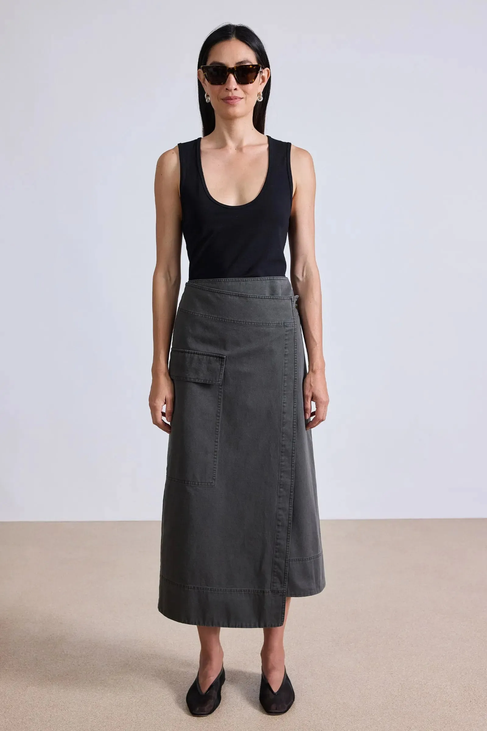 Lassi Midi Cargo Skirt