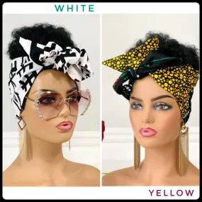 Lily African Print Satin-Lined Headwrap