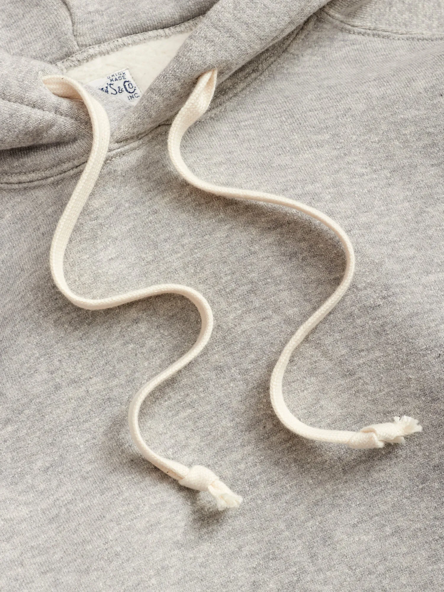 Loopwheel Parka Hoodie in Heather Grey