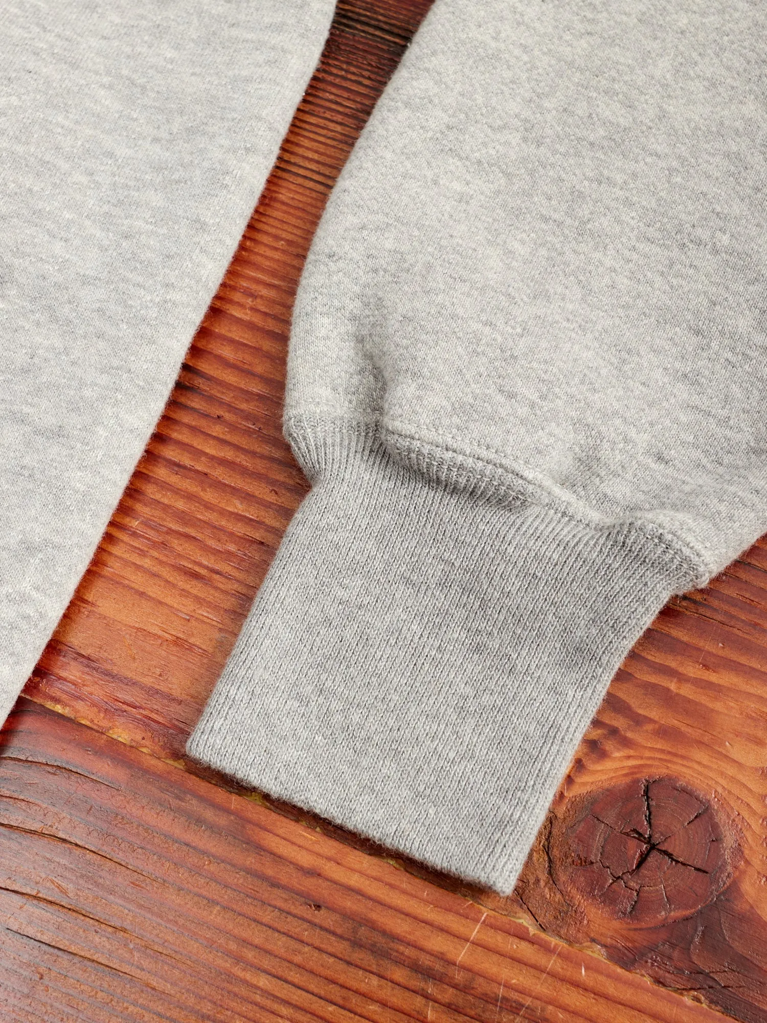 Loopwheel Parka Hoodie in Heather Grey