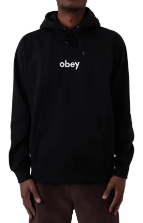 Lower Case Pullover Hoodie - Black