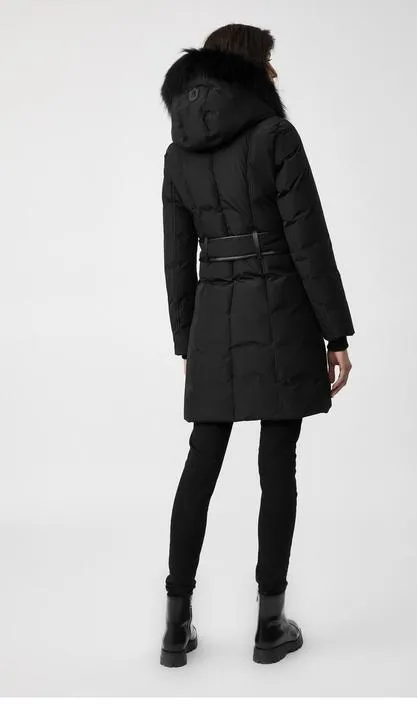 MACKAGE KAY-XR - Down Coat With Signature Silverfox Fur Collar