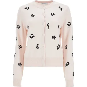 Maison Kitsune fancy fox cardigan