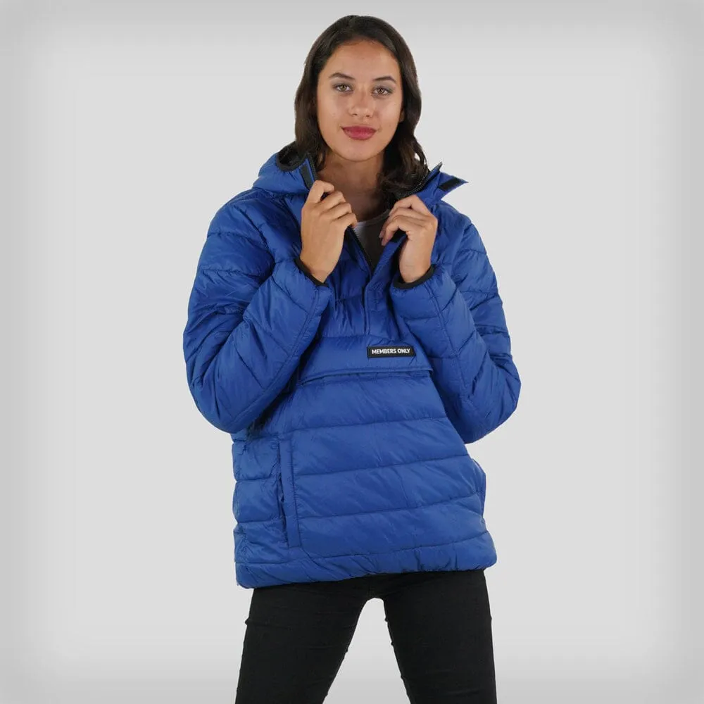 Members Only Women's Popover Puffer Oversized Jacket