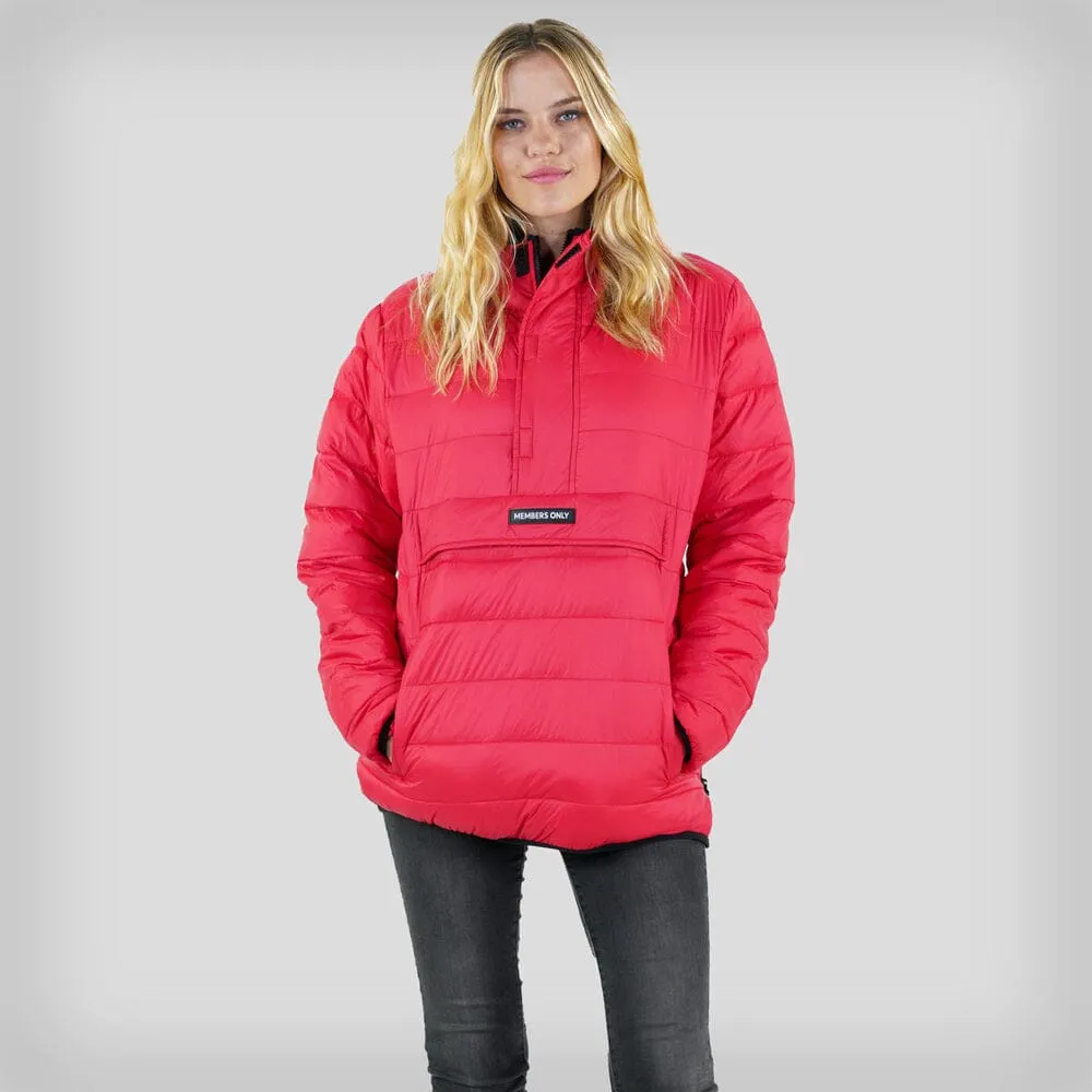 Members Only Women's Popover Puffer Oversized Jacket