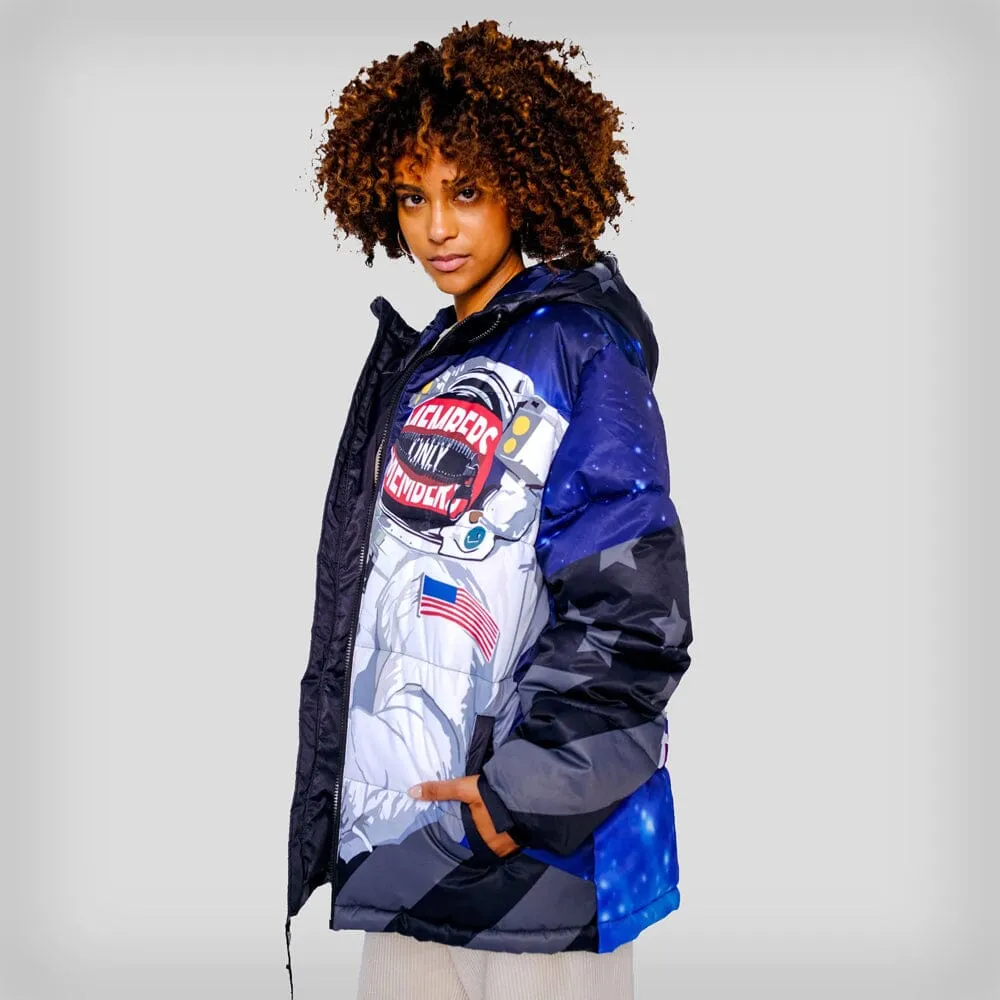 Members Only Women's Space Puffer Oversized Jacket