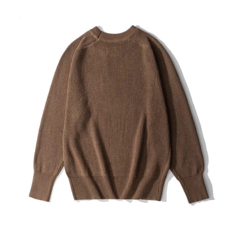 Men's Crew Neck Wool Sweater