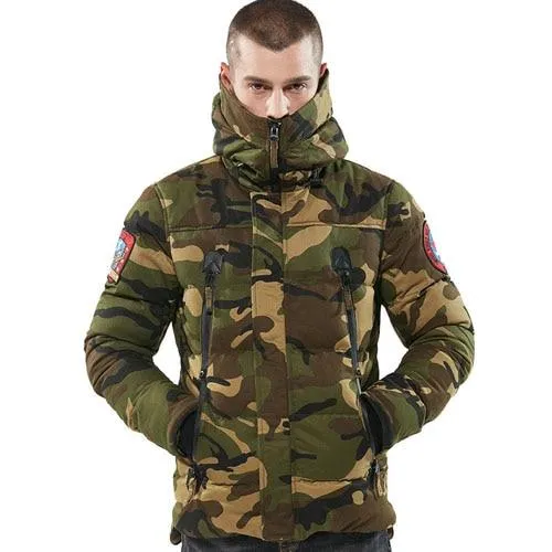 Men's Fitted Camouflage Jacket