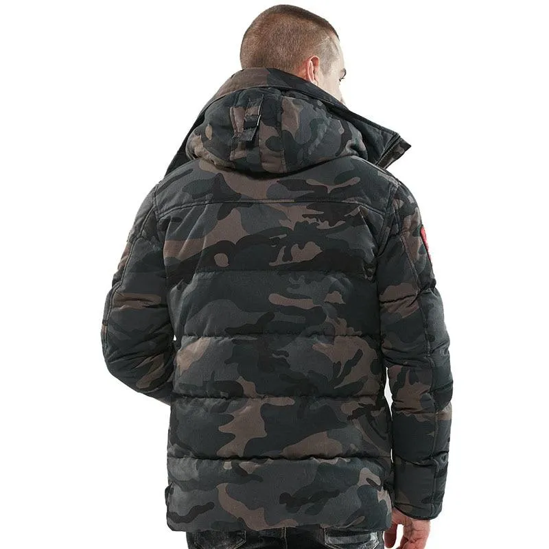 Men's Fitted Camouflage Jacket