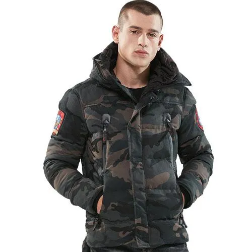 Men's Fitted Camouflage Jacket