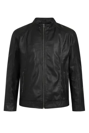 Men's Smart Classic Genuine Leather Jacket - 'NEIL' Rock2