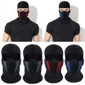 Mesh Black Outdoor Balaclava Full Face Mask Sports Ski Bike Ninja Army Mask