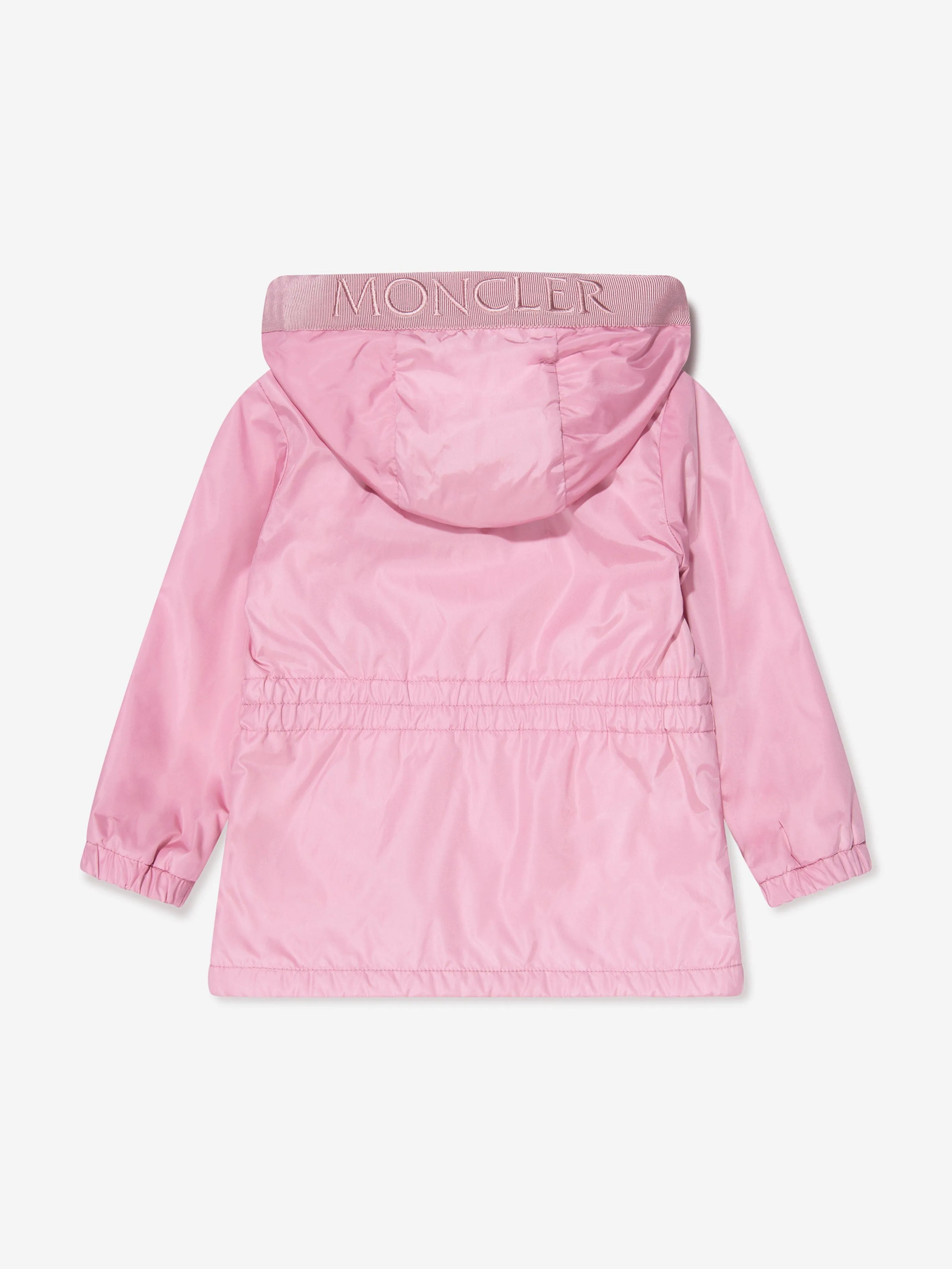 Moncler Enfant Baby Girls Messein Long Parka in Pink