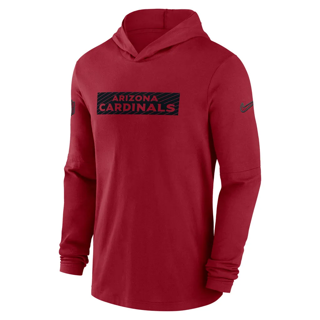 NFL Arizona Cardinals Nike 2024/25 Sideline Performance Lightweight Pullover Hoodie