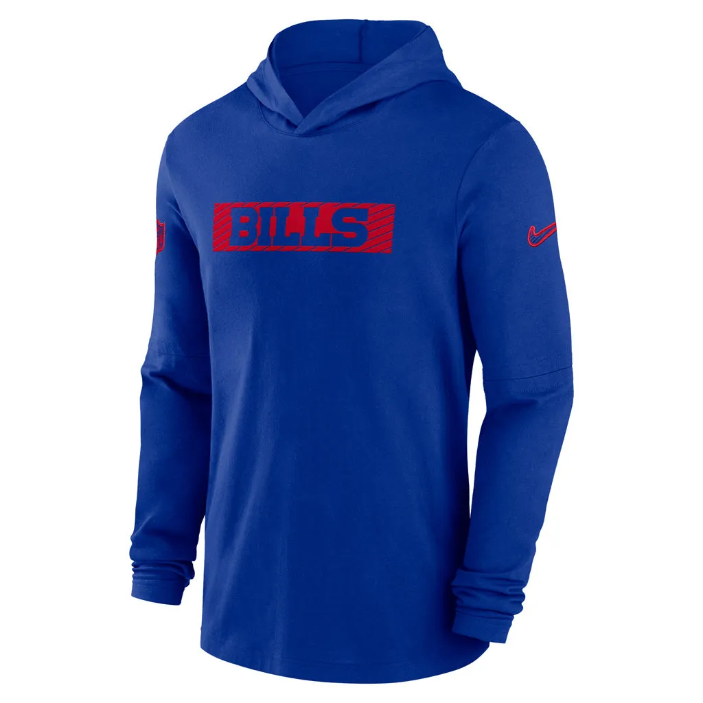 NFL Buffalo Bills Nike 2024/25 Sideline Performance Lightweight Pullover Hoodie