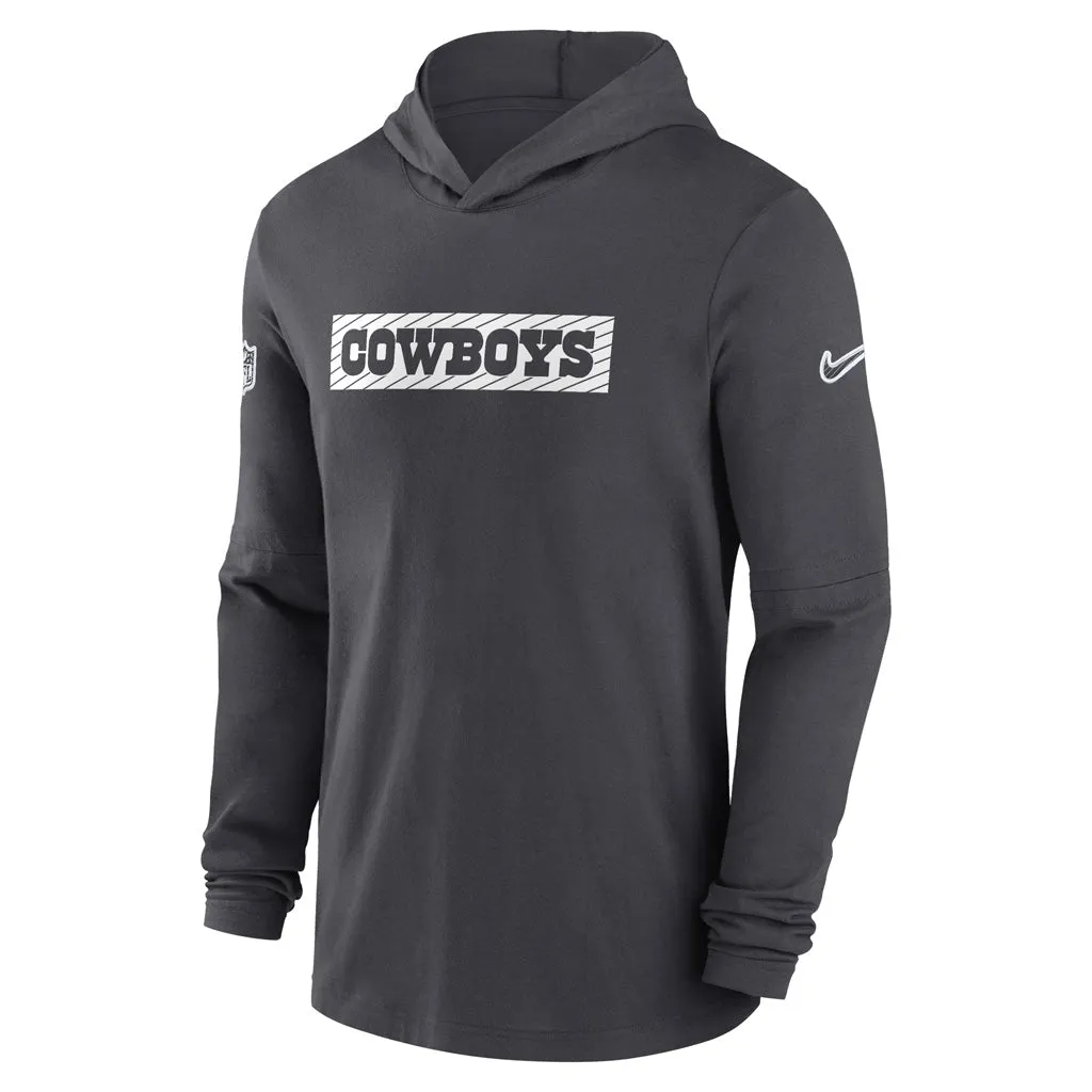 NFL Dallas Cowboys Nike 2024/25 Sideline Performance Lightweight Pullover Hoodie