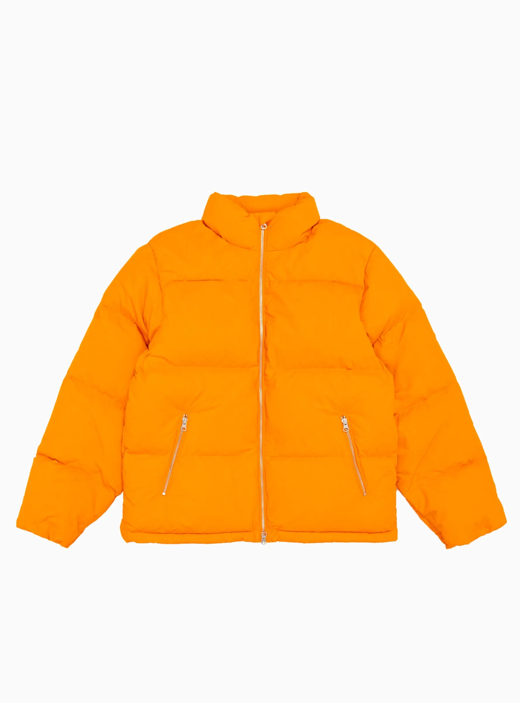 Nylon Down Puffer Jacket Orange