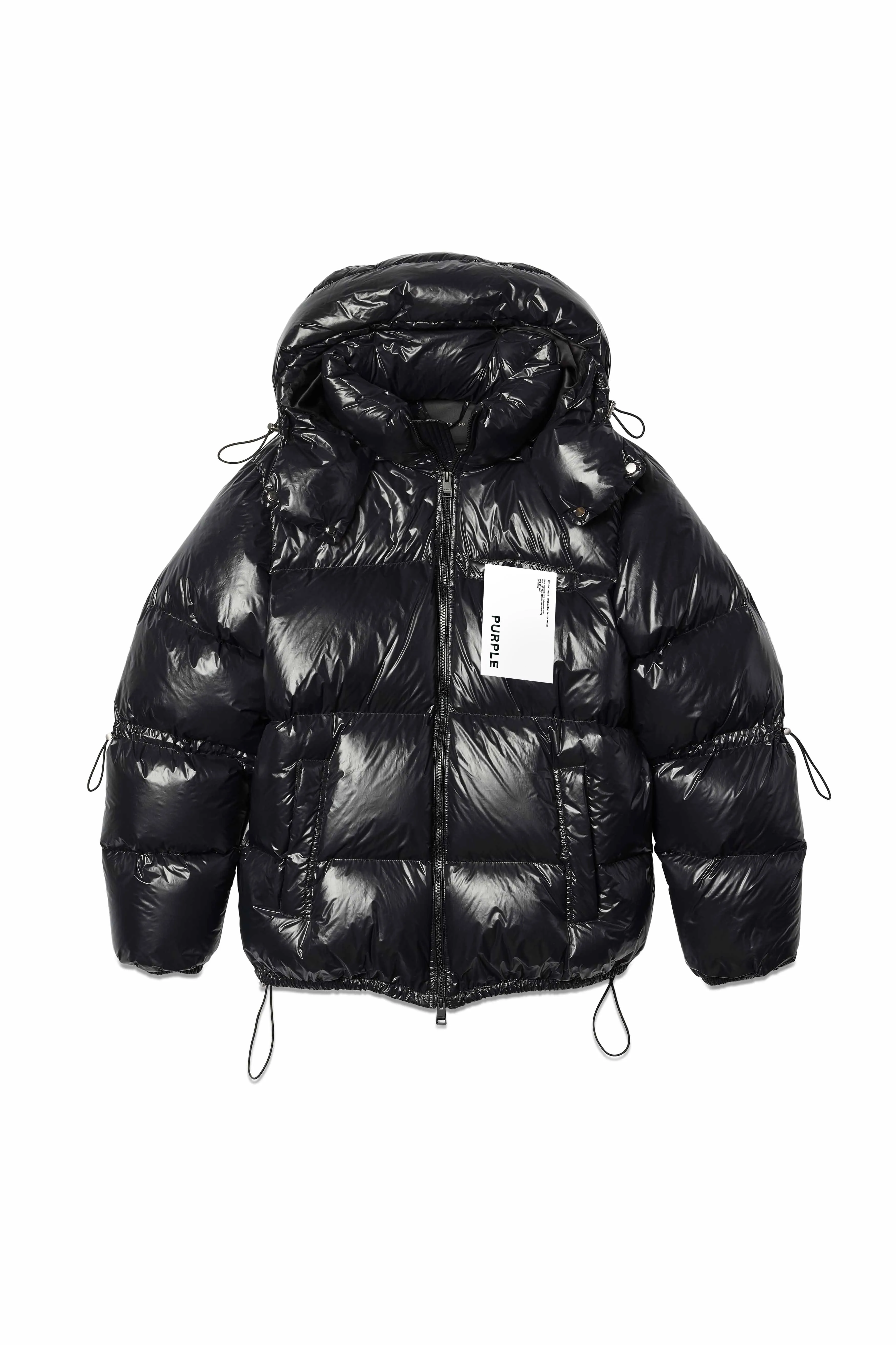 Nylon Puffer Jacket (Black) - M6079-PBBP424