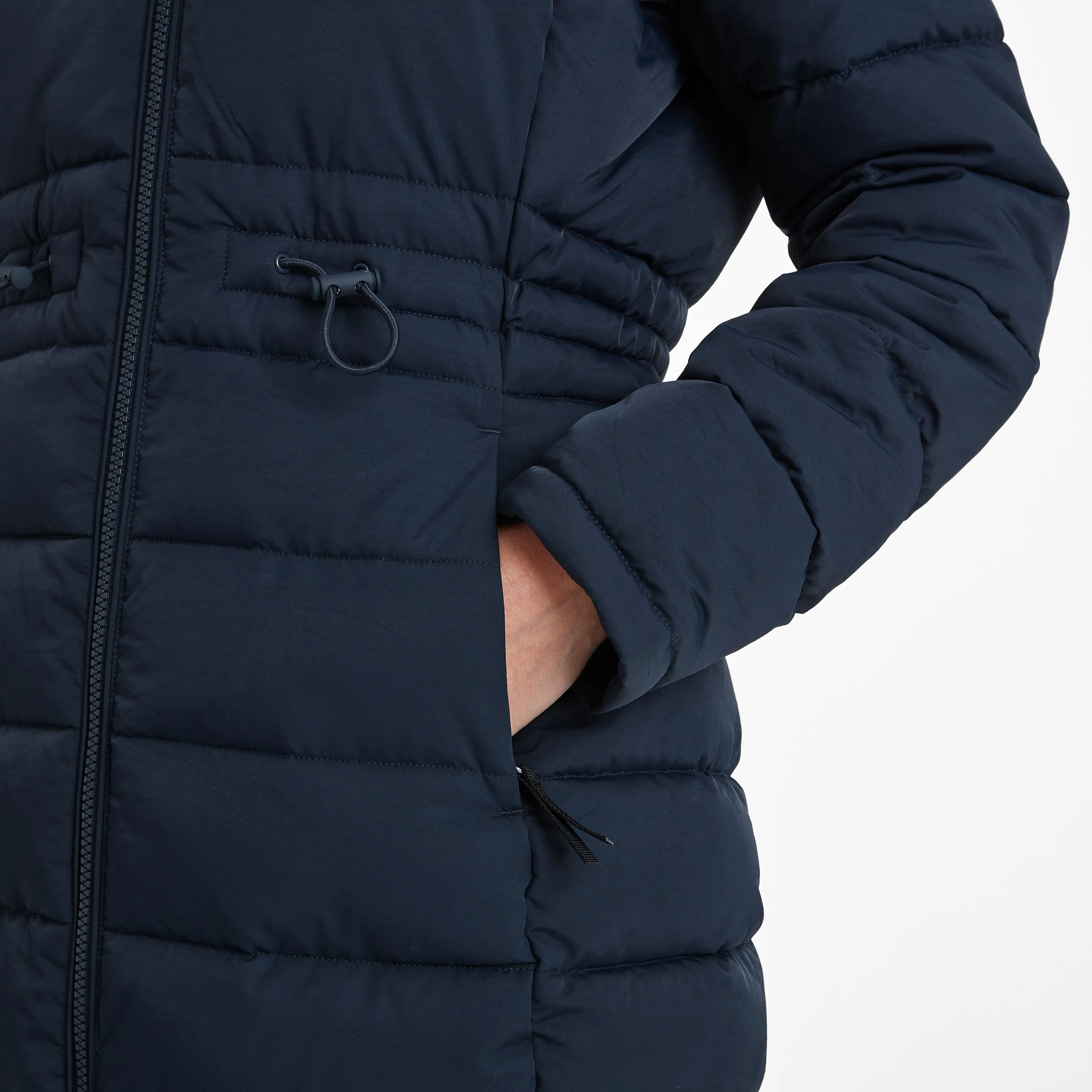 Orton Womens Padded Parka - Dark Indigo