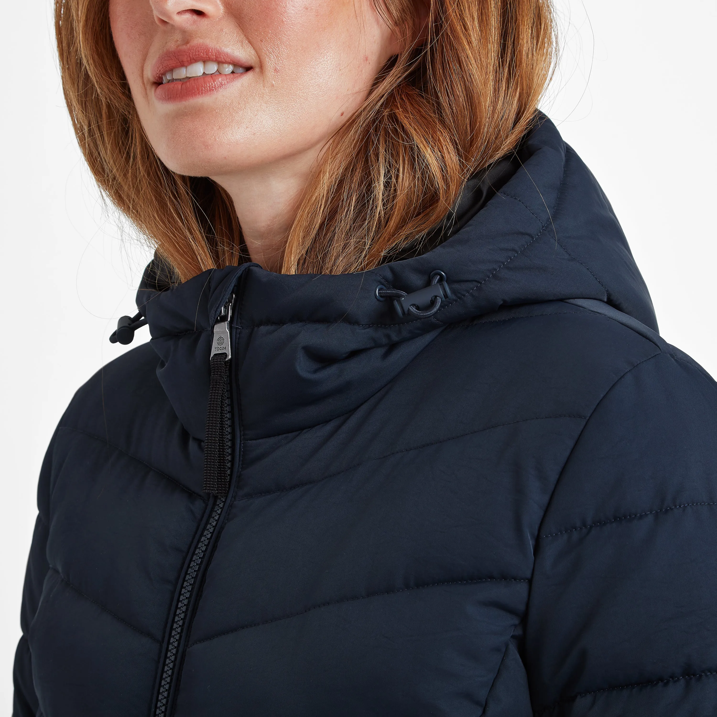 Orton Womens Padded Parka - Dark Indigo