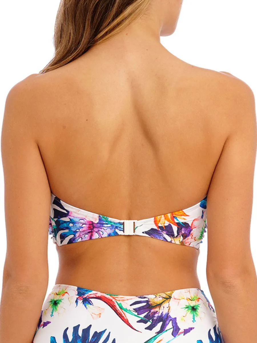 Paradiso Twist Bandeau Bikini Top - Multi