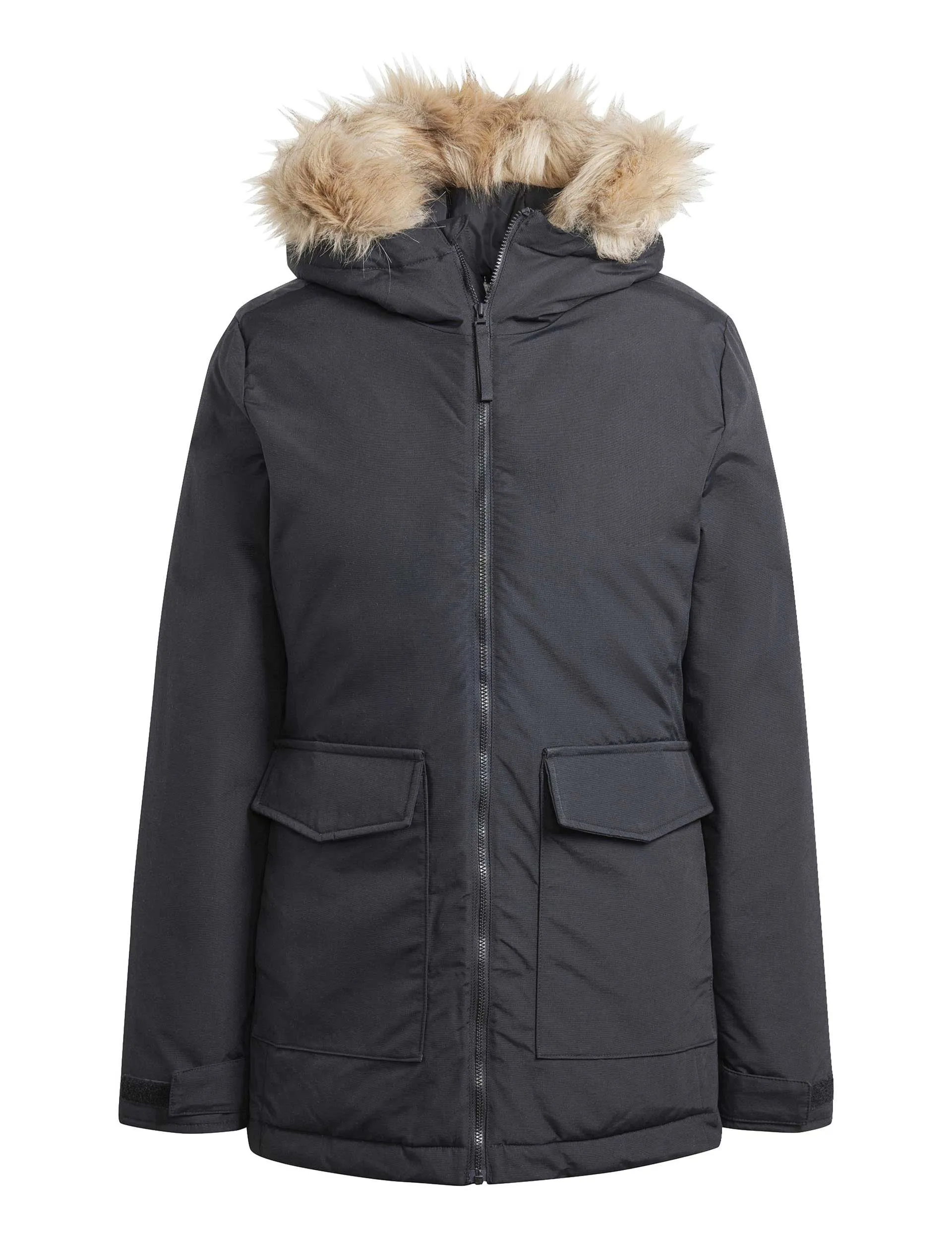 Paveric Fur Parka - Black