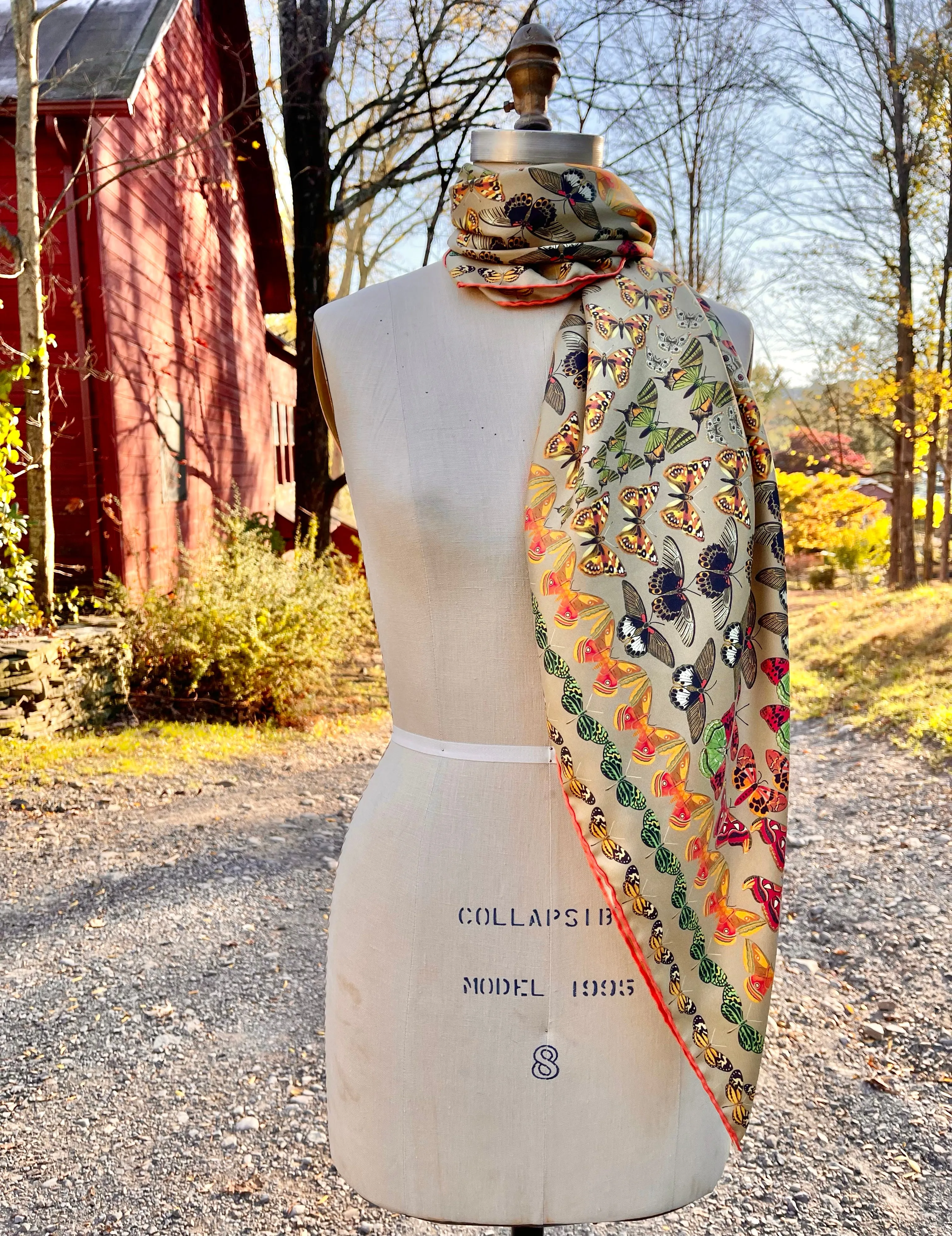 Personalized Aztec Butterfly Scarf