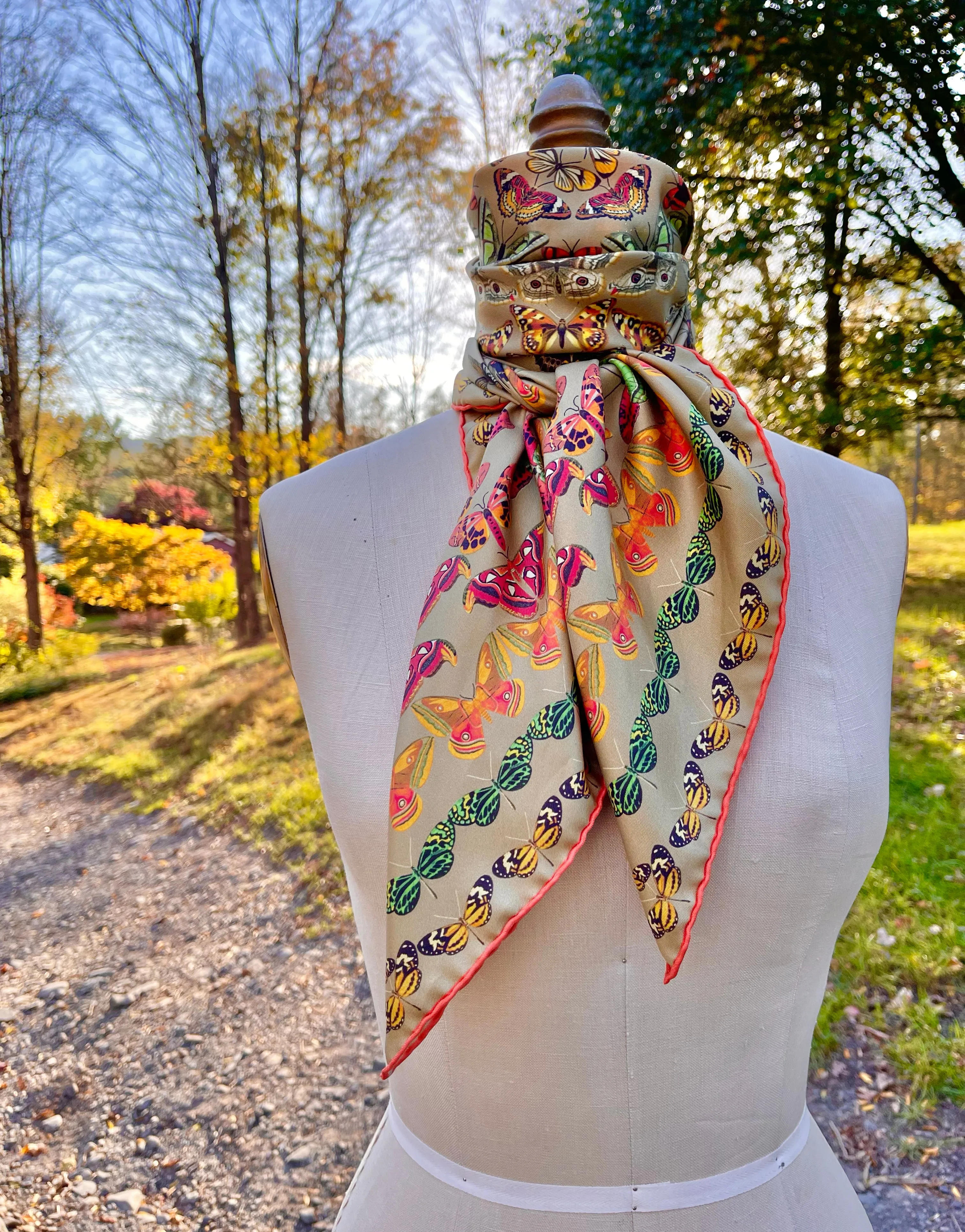 Personalized Aztec Butterfly Scarf