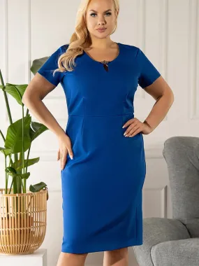 Plus size dress model 175229 Karko