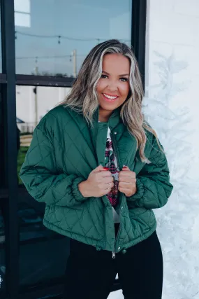 Ponderosa Quilted Puffer Jacket - Green