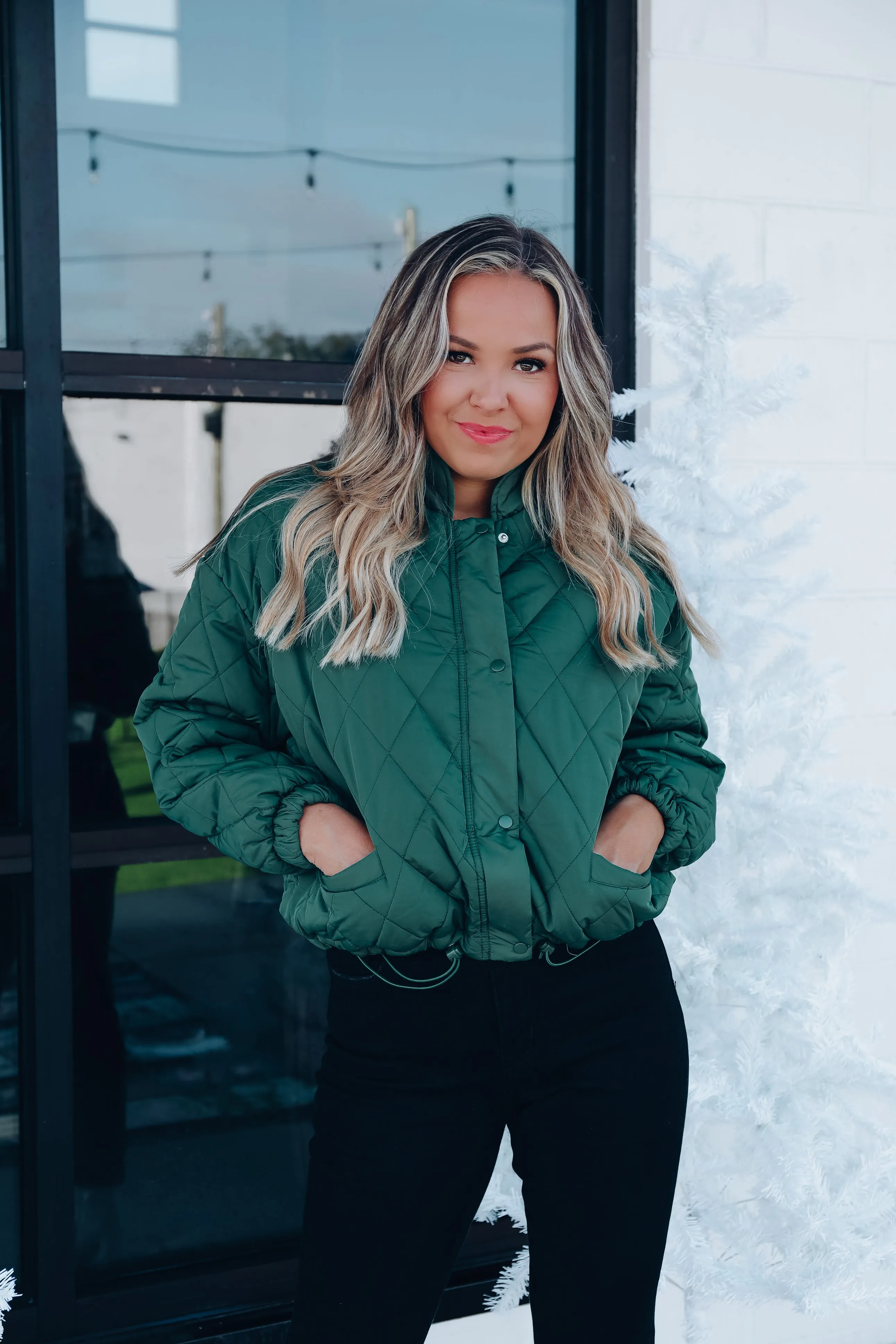 Ponderosa Quilted Puffer Jacket - Green