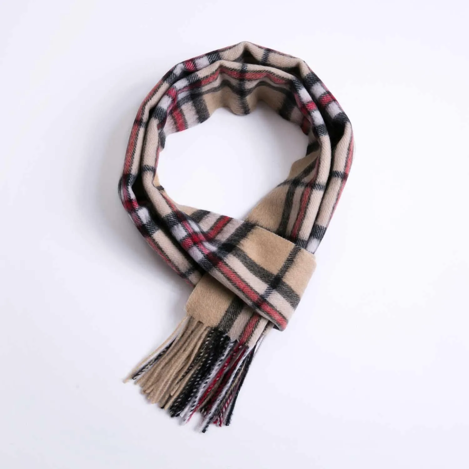 POSH FLEECE Pure Wool Luxurious Scarf with Fringed Trim SGB10001