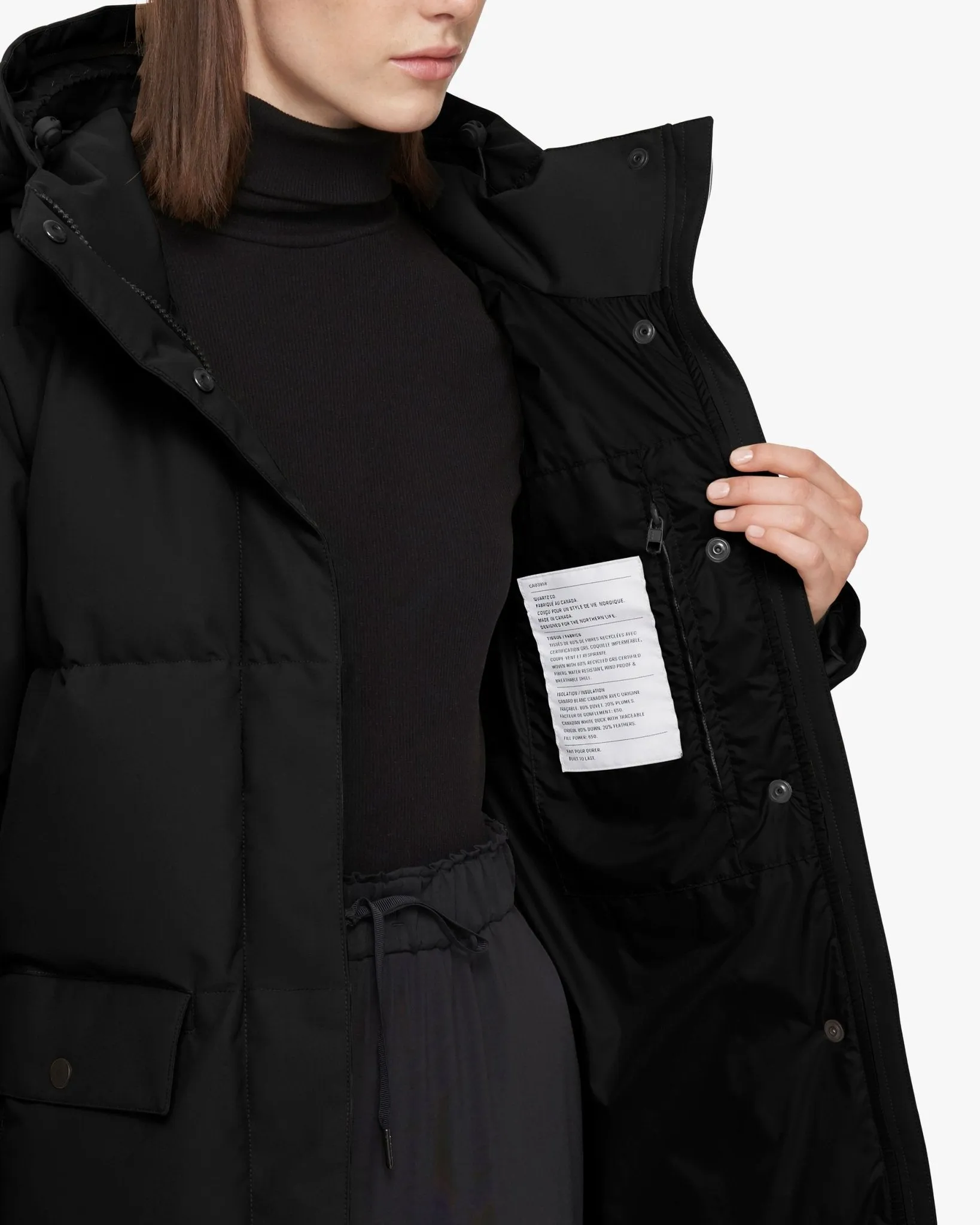 QUARTZ Co CHLOE 2.0 NF - Hooded Down Winter Jacket