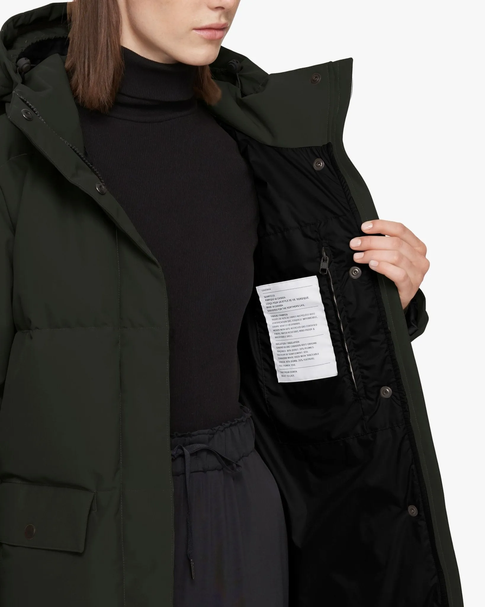 QUARTZ Co CHLOE 2.0 NF - Hooded Down Winter Jacket