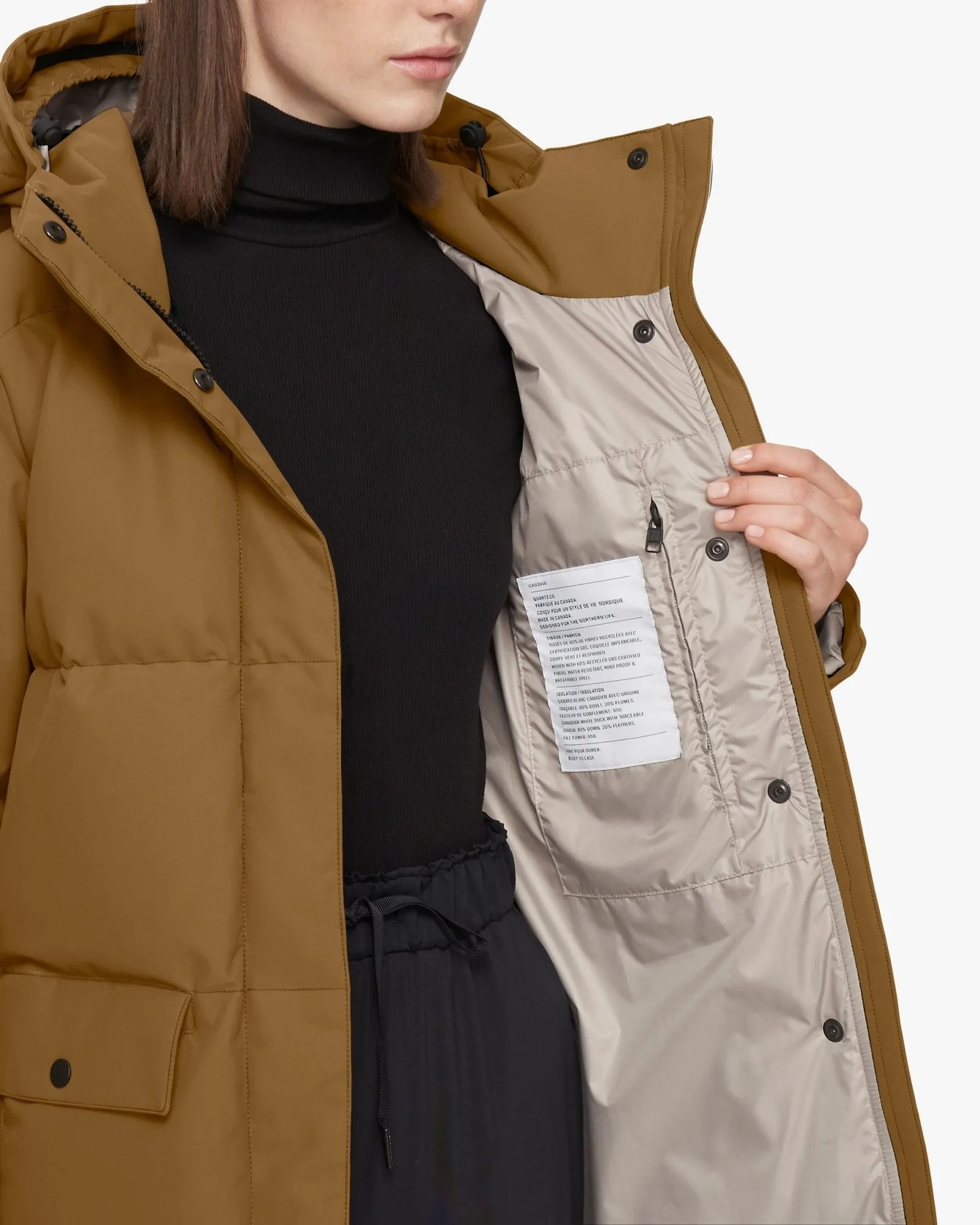 QUARTZ Co CHLOE 2.0 NF - Hooded Down Winter Jacket