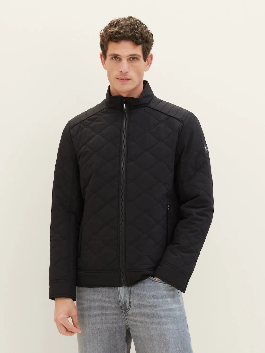 QUILTED BIKER JACKET