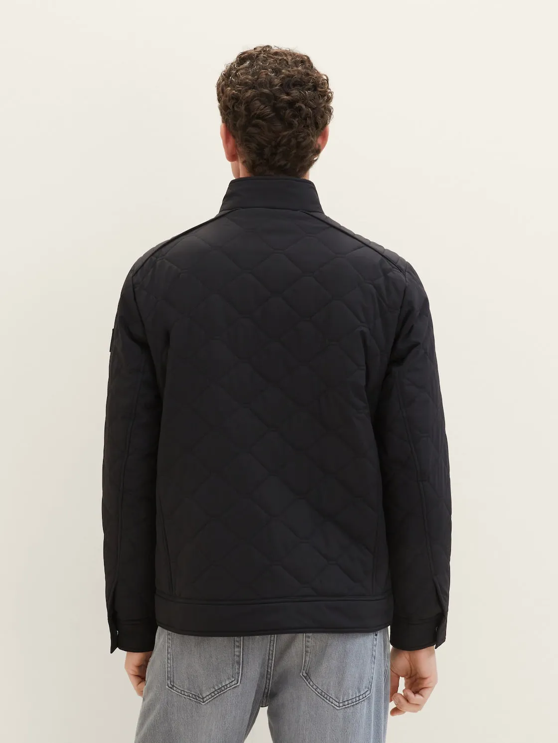 QUILTED BIKER JACKET