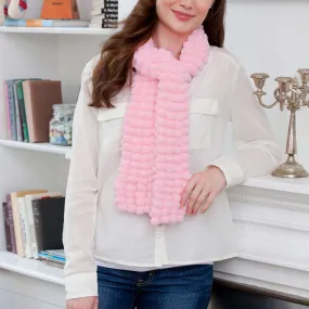 Red Heart Knit Power Of Pink Scarf