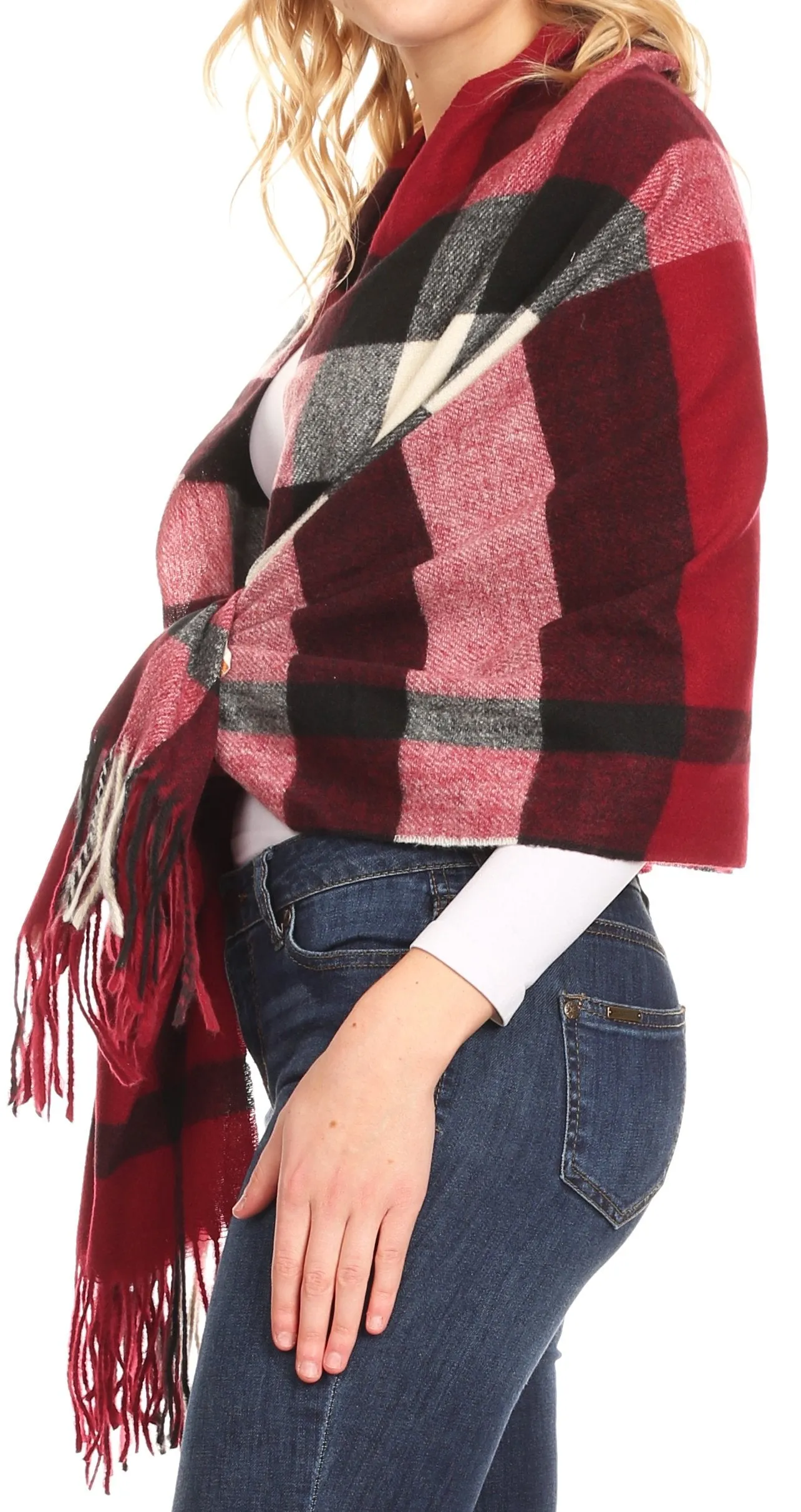 Sakkas Martinna Women's Winter Warm Super Soft and Light Pattern Shawl Scarf Wrap