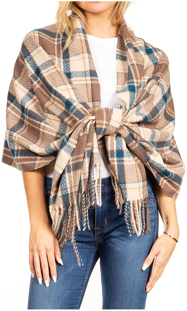 Sakkas Martinna Women's Winter Warm Super Soft and Light Pattern Shawl Scarf Wrap