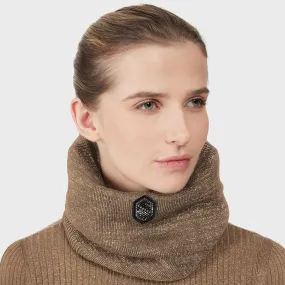 Samshield Neck Warmer Pearl - Camel/Gold Lurex