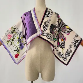 SET OF 2 Silk Scarves