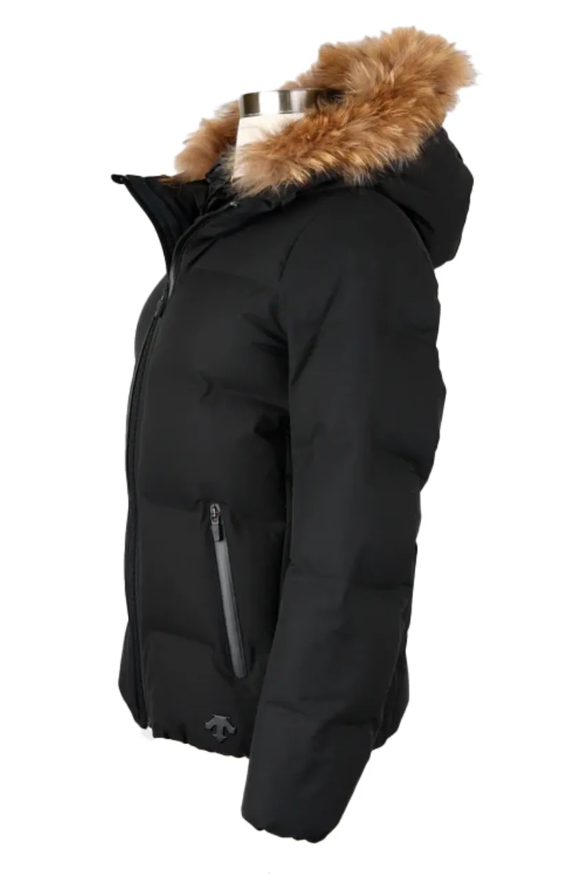 Short Fur Hood Puffer Jacket