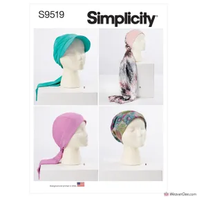 Simplicity Pattern S9519 Head Wraps & Hats