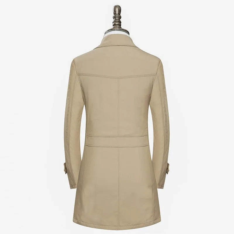 Slim handsome coat trench coat