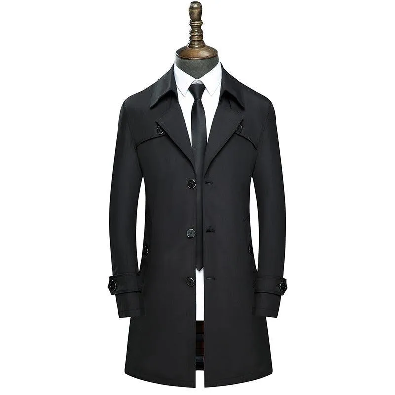 Slim handsome coat trench coat