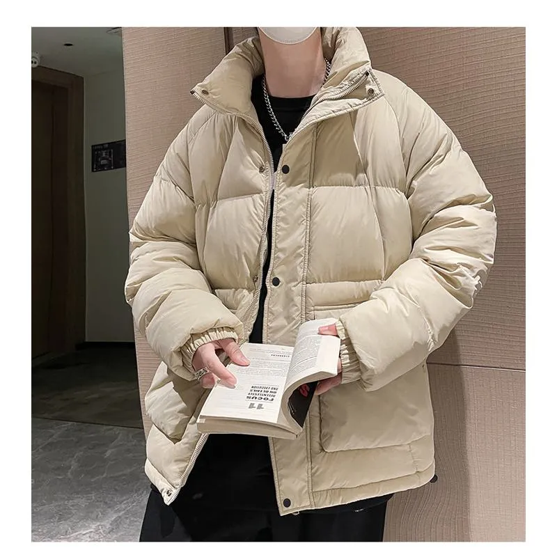 Stand-Up Collar Casual Puffer Jacket