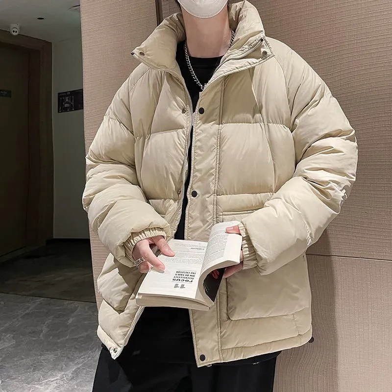 Stand-Up Collar Casual Puffer Jacket